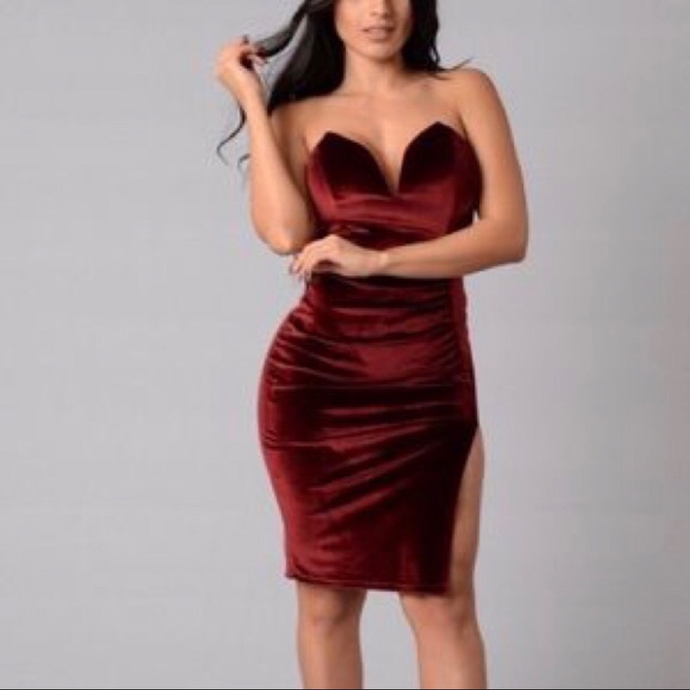 Beet Red Heart Shaped Halter Formal Dress